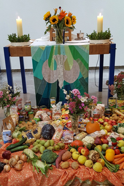 Altar am Erntedankfest 2022